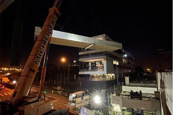 Fietsbruggen fietssnelweg Leuven-Brussel - Almex metaalconstructies